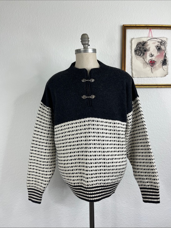 Vintage Other - VTG Wool Norwegian Hardware Knit Dale of Norway Style Pull Over Sweater